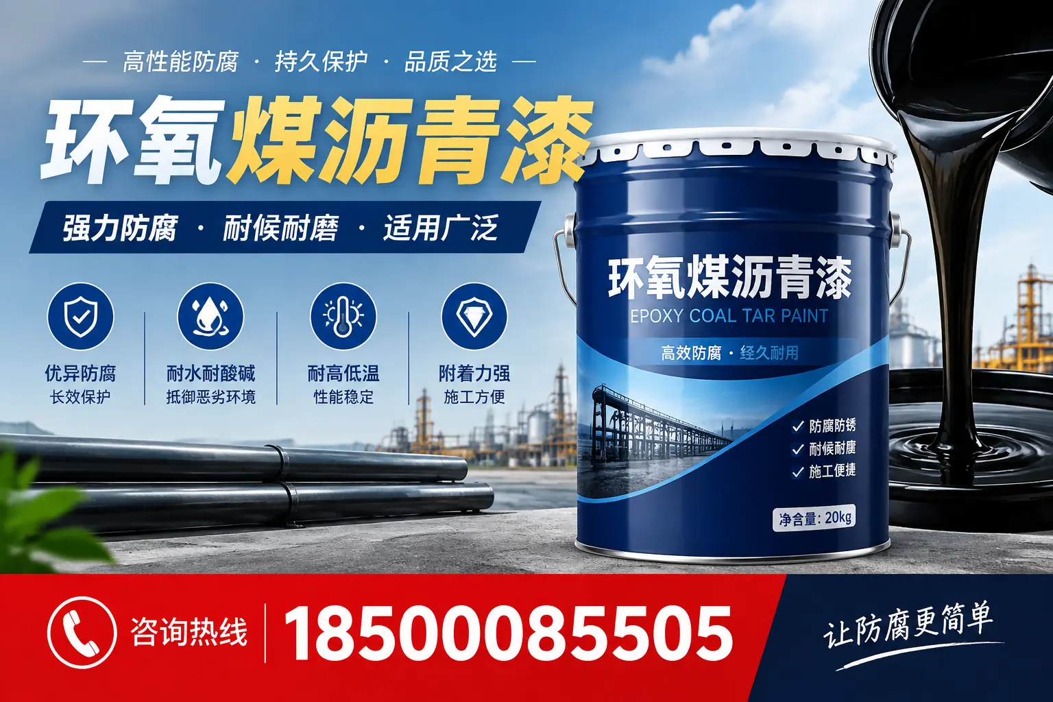 环氧煤沥青漆在不同气候条件下的表现分析,台江适用性